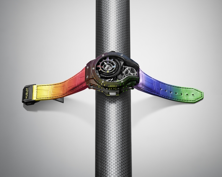 Hublot представили годинник MP-09 Tourbillon Bi-Axis Rainbow 3D Carbon
